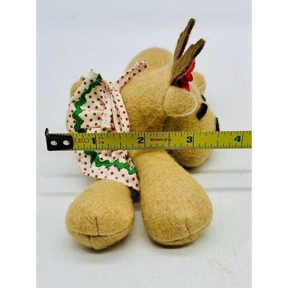 Heartline Rhonda Reindeer Christmas Plush 4 inch Small Stuffed Animal - Picture 8 of 8